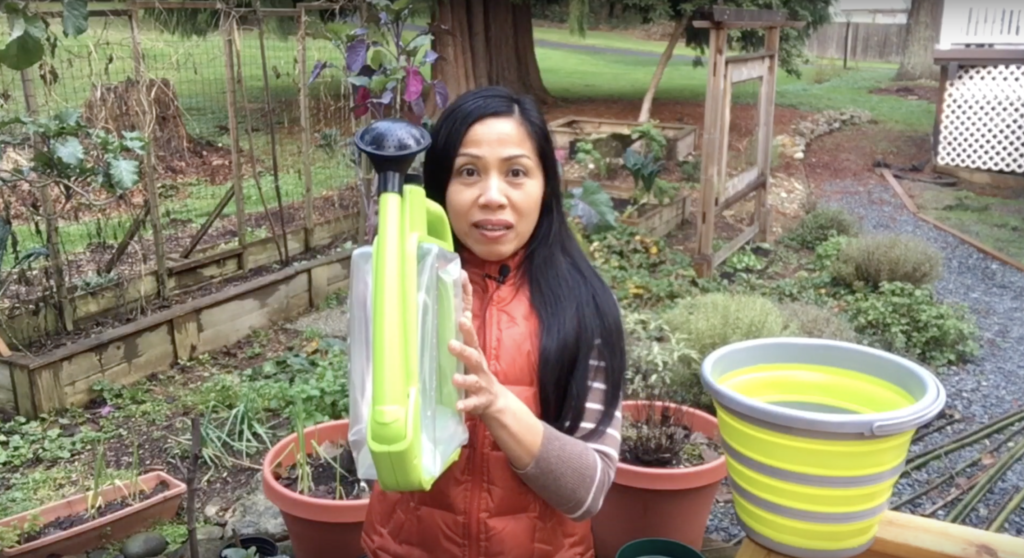 Space Saving Garden Tools! Collapsible Watering Can & Bucket
